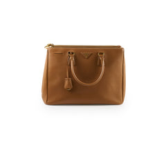 Prada Large Galleria Saffiano Tan Tote Bag