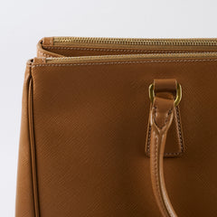 Prada Large Galleria Saffiano Tan Tote Bag