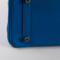 Hermes Birkin 25 Togo Blue Zanzibar - Stamp A