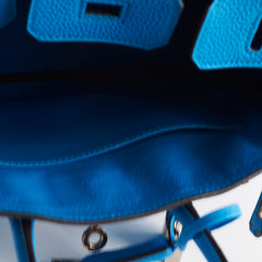 Hermes Birkin 25 Togo Blue Zanzibar - Stamp A