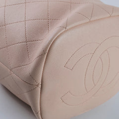 Chanel Nano CC Caviar Bucket Light Pink 2020