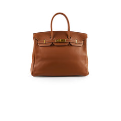 Hermes Birkin 35 Gold GHW Togo 2001