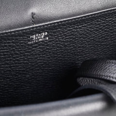 Hermes Halzan 31 Black PHW A Stamp