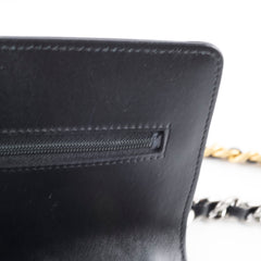 Chanel 19 Wallet on Chain WOC Black Microchipped
