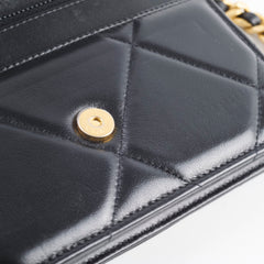 Chanel 19 Wallet on Chain WOC Black Microchipped