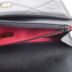 Chanel 19 Wallet on Chain WOC Black Microchipped