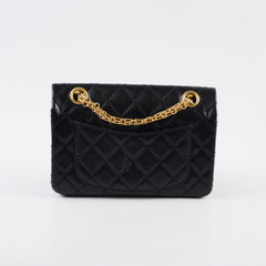 Chanel Mini Reissue Black GHW Microchipped