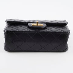 Chanel Mini Reissue Black GHW Microchipped
