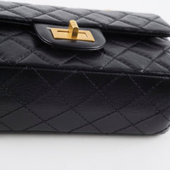 Chanel Mini Reissue Black GHW Microchipped