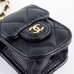 Chanel Caviar Airpod Case Black 30 Series