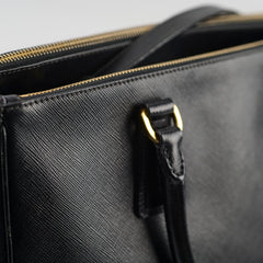 Prada Saffiano Large Galleria Tote Black