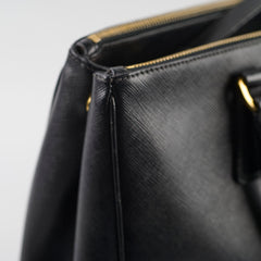 Prada Saffiano Large Galleria Tote Black