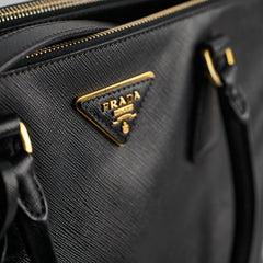 Prada Saffiano Large Galleria Tote Black