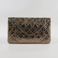Chanel Reissue 227 Quilted Flap Bronze Serial 11