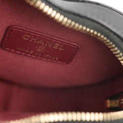 Chanel Mini Heart Belt Bag Black 32 Series