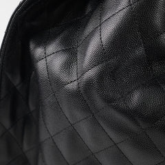 Chanel 25 Caviar Large Black Microchip