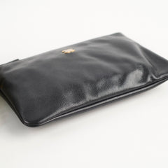 Chanel 25 Caviar Large Black Microchip