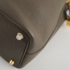 Hermes Picotin 18 Gris Etain GHW Y Stamp