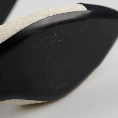 Chanel Slingback Glitter Heels Size 40