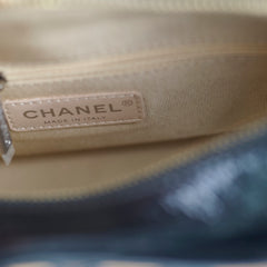 Chanel Small Raffia Gabrielle Bag Black/Brown 2019