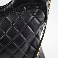 Chanel 31 Calfskin Large LGHW Black Microchip