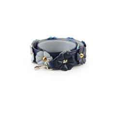 Fendi Floral Leather Strap Purple/Blue