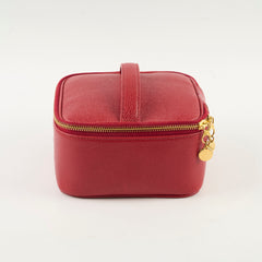 Chanel Vintage Caviar Vanity Red Series 4