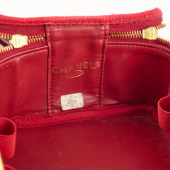 Chanel Vintage Caviar Vanity Red Series 4
