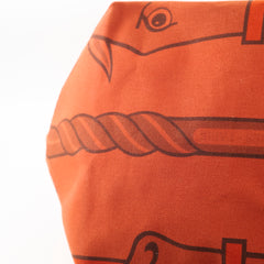 Hermes Steeple Bag Orange Canvas P in Sqaure Stamp