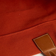 Hermes Steeple Bag Orange Canvas P in Sqaure Stamp
