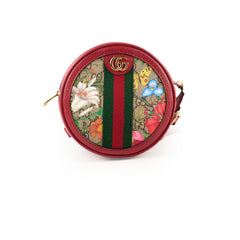 Gucci Ohipdia Floral GG Supreme Backpack Red