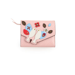 LV Epi Birds Victorine Wallet Pink