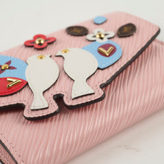 LV Epi Birds Victorine Wallet Pink