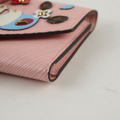 LV Epi Birds Victorine Wallet Pink
