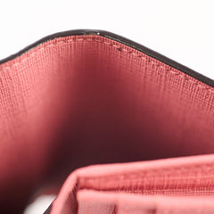 Gucci GG Surpreme Monogram Face Wallet Beige/Pink