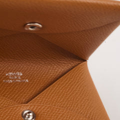 Hermes Calvi Gold Epsom Z Stamp