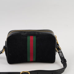 Gucci Suede Ophidia Crossbody Black