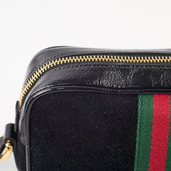 Gucci Suede Ophidia Crossbody Black