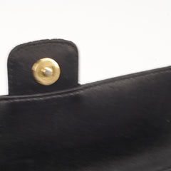 Chanel Chocolate Bar Mini Flap Black Satin