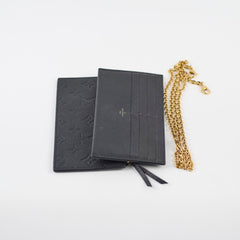 Louis Vuitton Pochette Felicie Empreinte Leather Black
