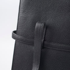 Hermes Black Document Holder Tote Bag