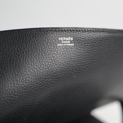 Hermes Black Document Holder Tote Bag