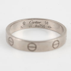 Cartier Love Ring Small Model White Gold size 58