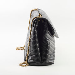 Saint Laurent Large Lou Lou Bag Black GHW