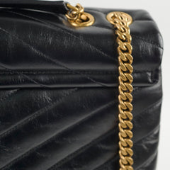 Saint Laurent Large Lou Lou Bag Black GHW