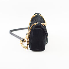 Gucci Marmont Velvet Small Black