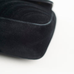 Gucci Marmont Velvet Small Black