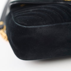 Gucci Marmont Velvet Small Black