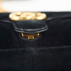 Gucci Marmont Velvet Small Black