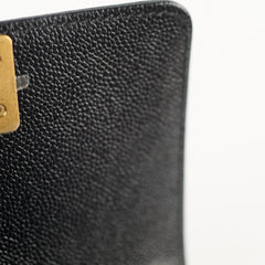 Chanel Mini Boy Bag Black Caviar GHW (Microchip)